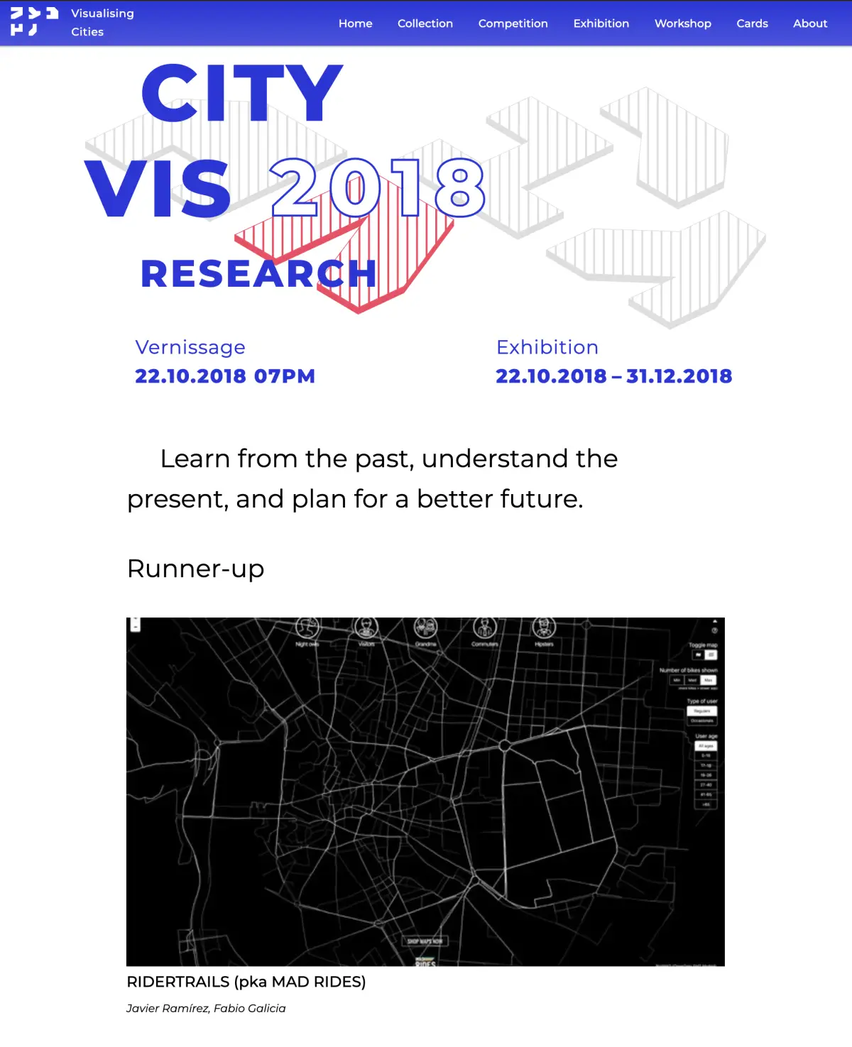 Cityvis Competition 2018 - Runner-up in Research category